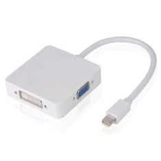 3 ב Dp 1 מיני Display Port למתאם DVI כבל VGA