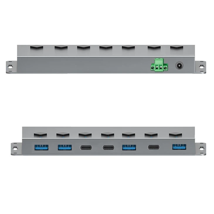 New Industrial HUB 7 Port, 4xUSB A 3x USB C With DC12V Power suppliers