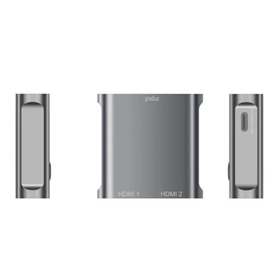 מפצל HDMI 1 ב-2 יציאה ליציאת צגים כפולים
